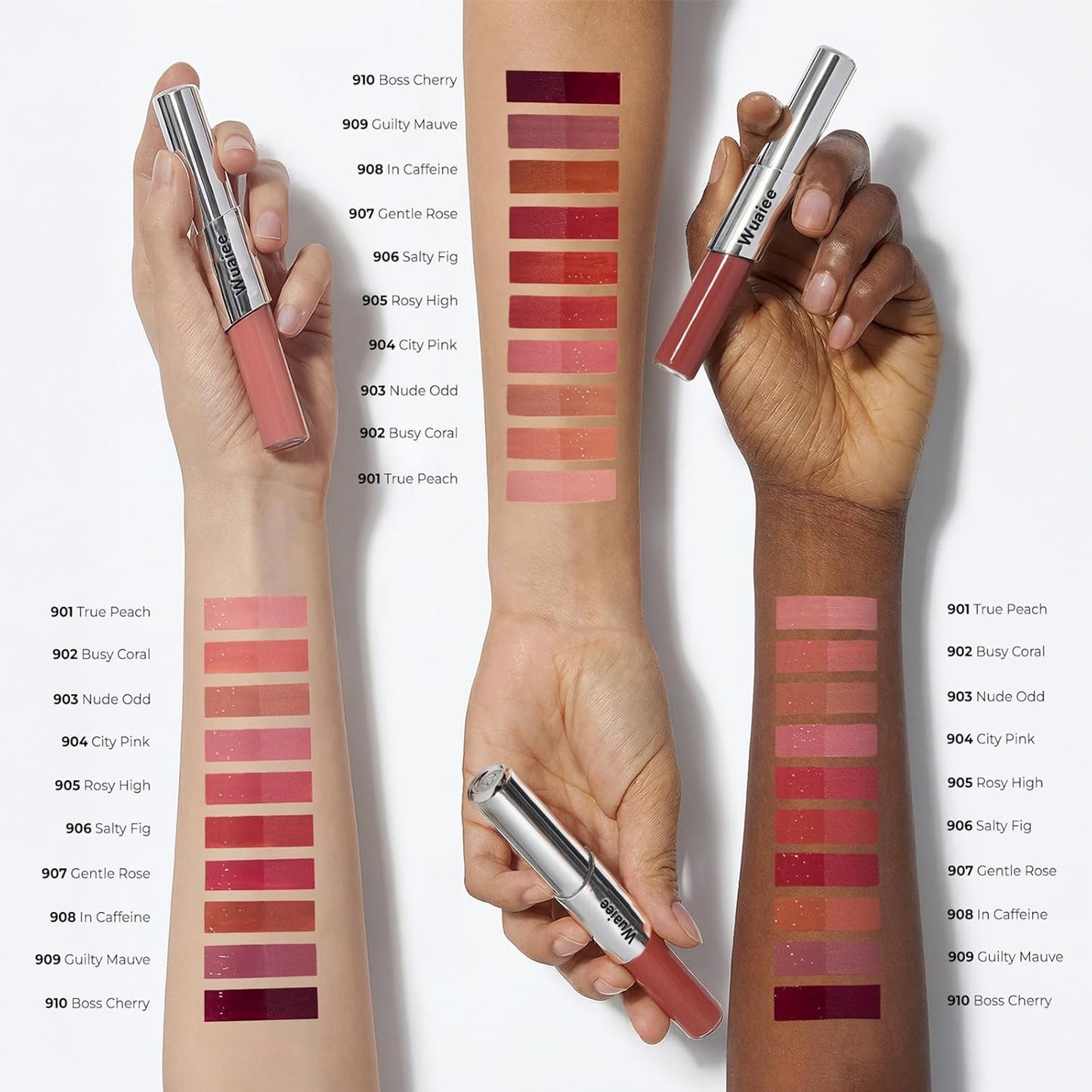 Perfect Twin Lip — Dual-Ended Liquid Lipstick with Velvet Matte Color and Glossy Shine