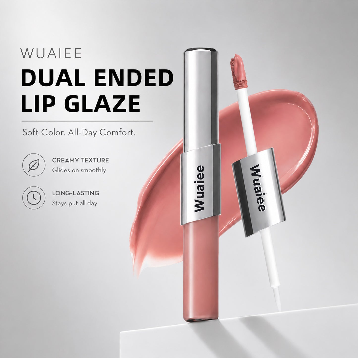 Perfect Twin Lip — Dual-Ended Liquid Lipstick with Velvet Matte Color and Glossy Shine
