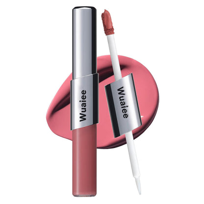 Perfect Twin Lip — Dual-Ended Liquid Lipstick with Velvet Matte Color and Glossy Shine