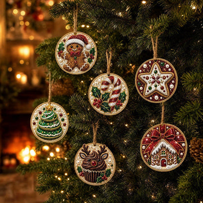 🎁 Free gift-Christmas DIY Diamond Painting Ornaments Kit