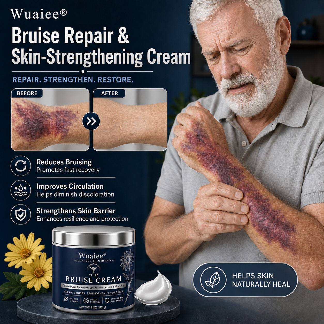 💥100K+ SOLD💕- Wuaiee® Bruise Repair & Skin-Strengthening Cream
