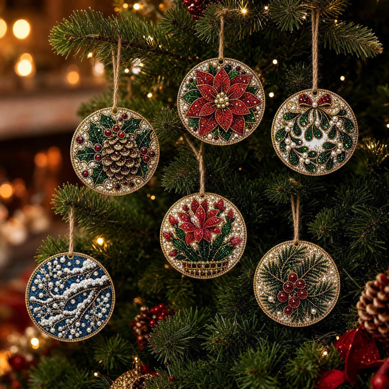 🎁 Free gift-Christmas DIY Diamond Painting Ornaments Kit