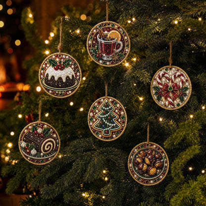 🎁 Free gift-Christmas DIY Diamond Painting Ornaments Kit