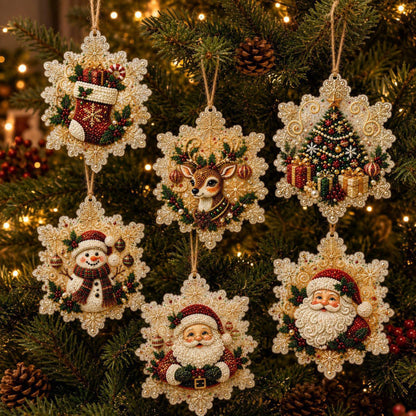 🎁 Free gift-Christmas DIY Diamond Painting Ornaments Kit