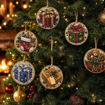 🎁 Free gift-Christmas DIY Diamond Painting Ornaments Kit