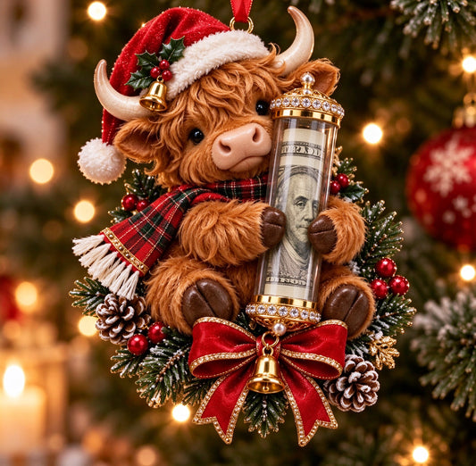 🎄Christmas Tree Gilded Ornament – 99.99% Pure Gold