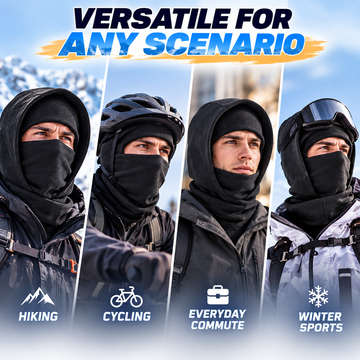 ✨Last Day 70% OFF✨❄️ 3-in-1 Thermal Ski Mask & Neck Warmer