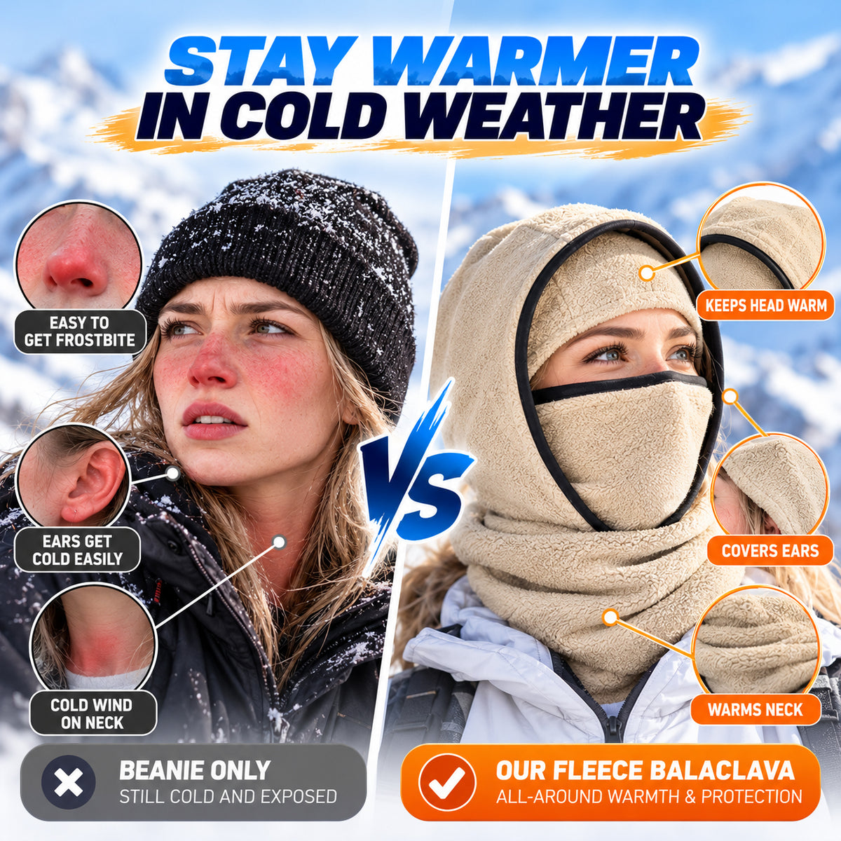 ✨Last Day 70% OFF✨❄️ 3-in-1 Thermal Ski Mask & Neck Warmer