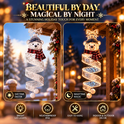 🎄Last day for 70% off🎄Christmas Magic Spiral Hanging LED Light Collection