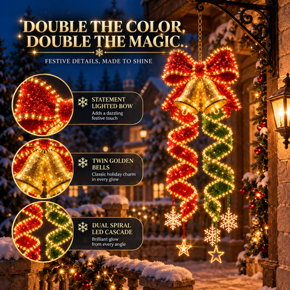 🎄Last day for 70% off🎄Christmas Magic Spiral Hanging LED Light Collection