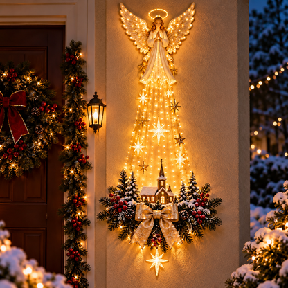 ✨Last Day 70% OFF✨✝️ Bethlehem Star of Faith™ – Lighted Nativity Wall Decor
