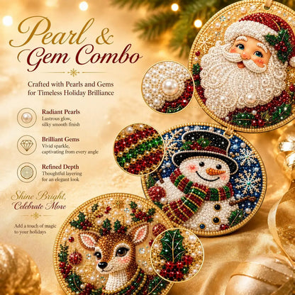 🎁 Free gift-Christmas DIY Diamond Painting Ornaments Kit
