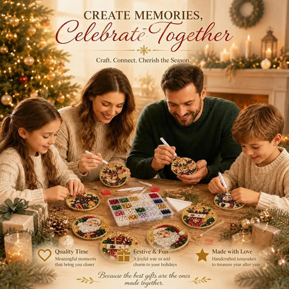🎁 Free gift-Christmas DIY Diamond Painting Ornaments Kit