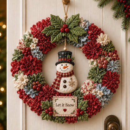 🔥70% Off Last Day -🎄 3D Fabric Poke Wreath DIY Kit
