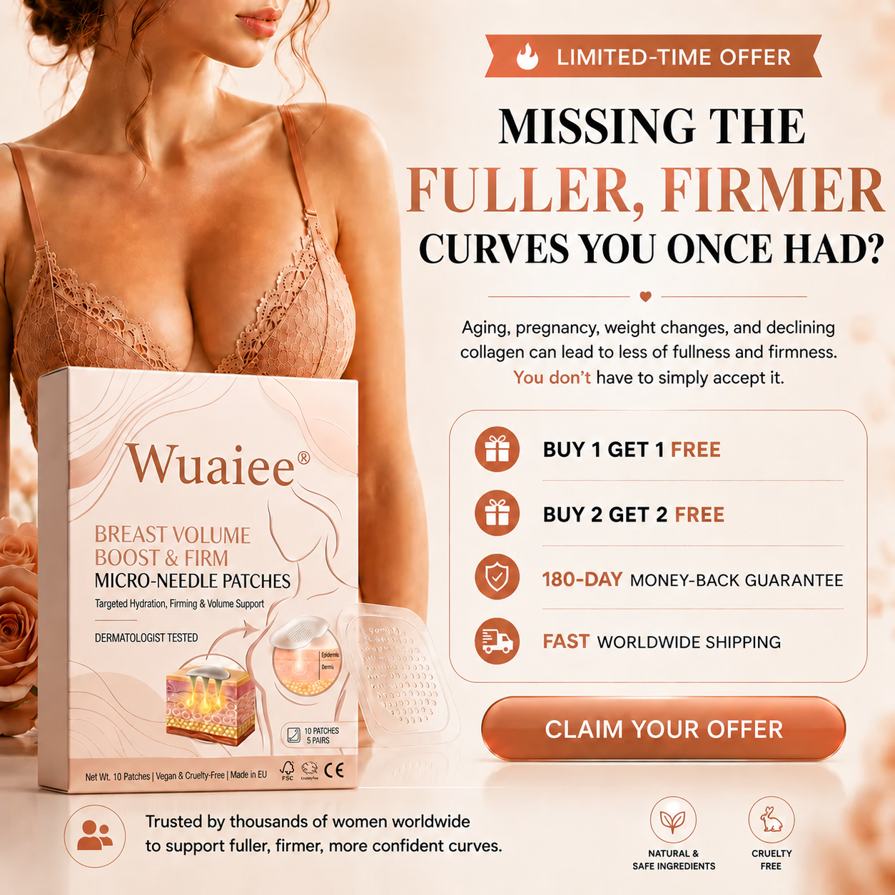 Wuaiee® Targeted Breast Enhancement Advanced Patch