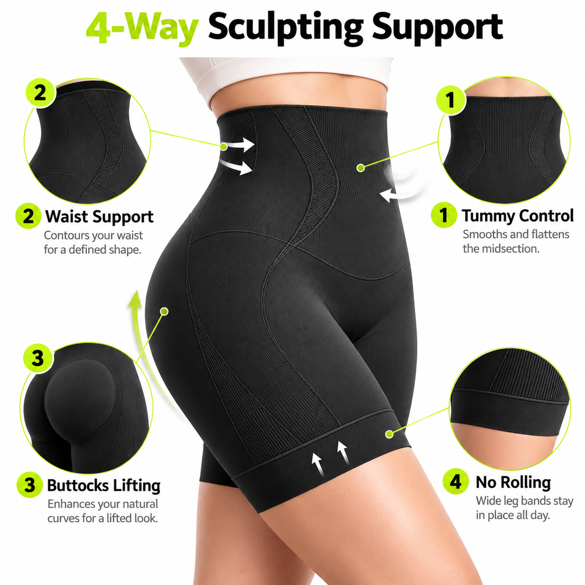🎄Last day for 70% off🎄Women's Tummy Control Butt-Lifting Shapewear