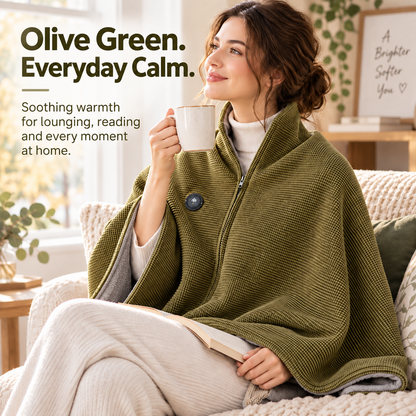 ✨Last Day 70% OFF✨🔥 Wearable Heated Blanket – Cozy Hands-Free Warmth