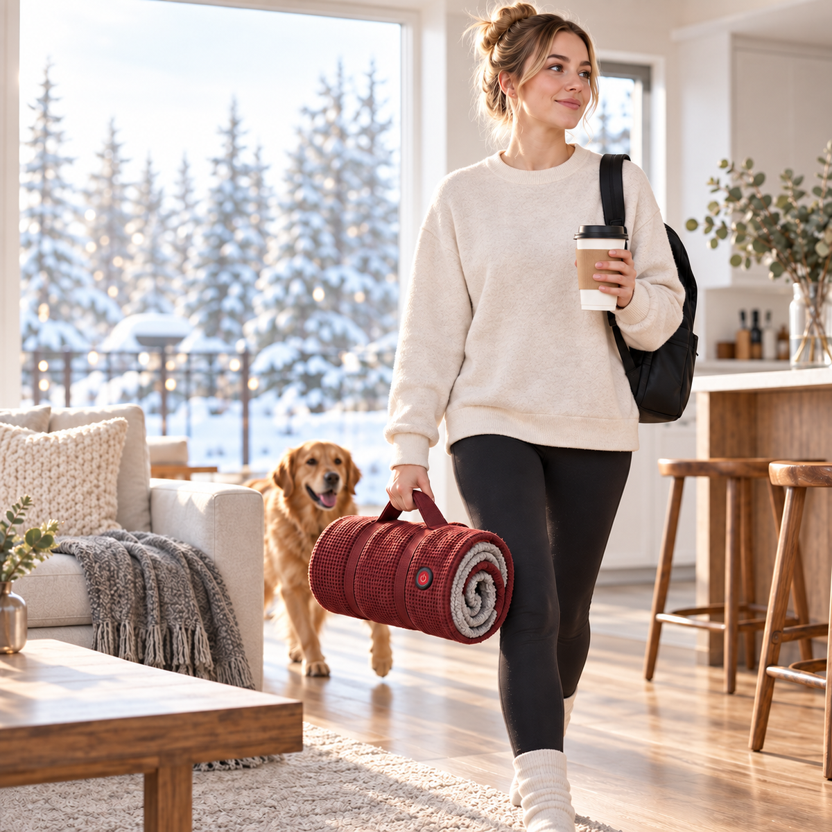 ✨Last Day 70% OFF✨🔥 Wearable Heated Blanket – Cozy Hands-Free Warmth