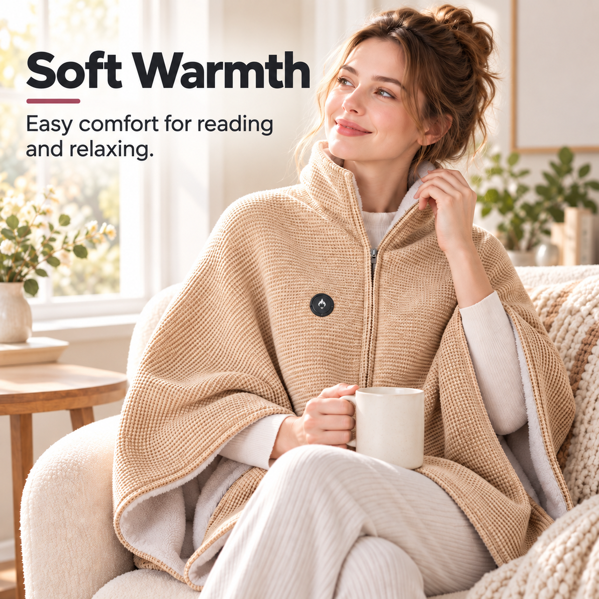 ✨Last Day 70% OFF✨🔥 Wearable Heated Blanket – Cozy Hands-Free Warmth